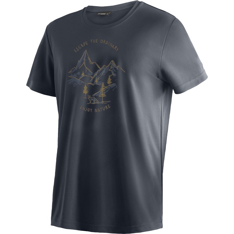 Maier Sports Herren Dieter Print T-Shirt