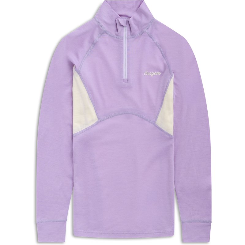 Bergans Kinder Inner:Pure Merino Half Zip Longsleeve