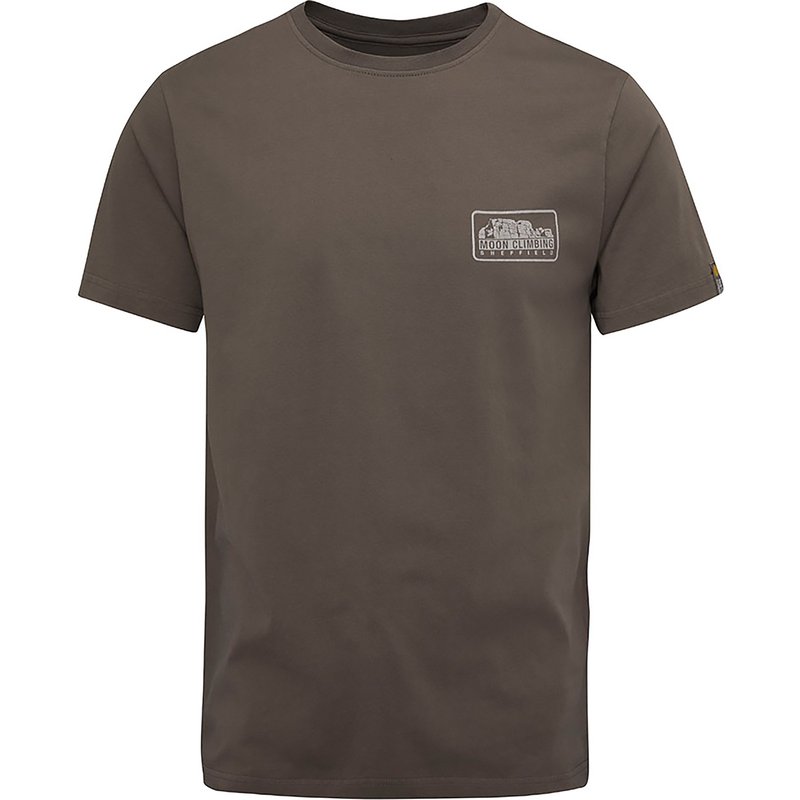 moon Herren Printed Badge T-Shirt