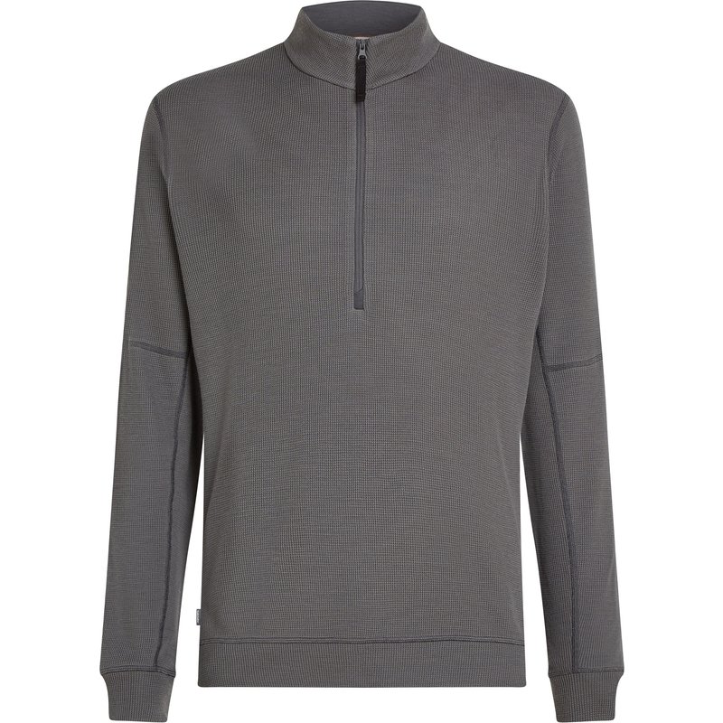 Icebreaker Herren 260 Waffle Knit Wander Half Zip Longsleeve