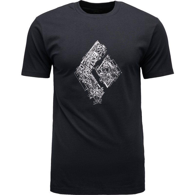 Black Diamond Herren Engineered Diamond T-Shirt