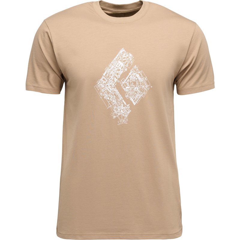 Black Diamond Herren Engineered Diamond T-Shirt