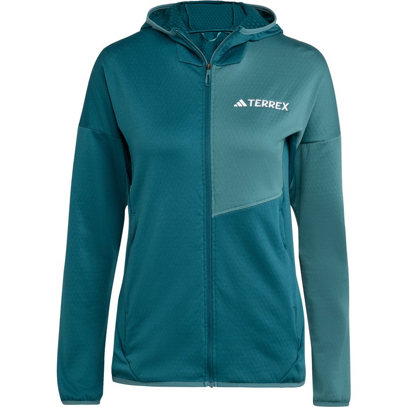 adidas Terrex Damen Xperior Climawarm Light Fleece Hoodie Jacke