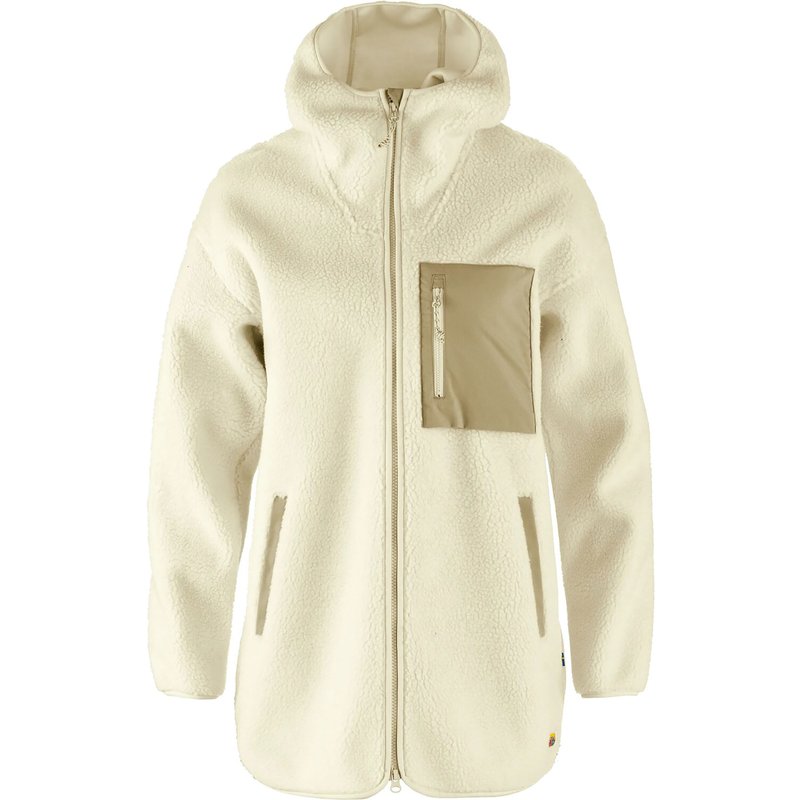 Fjällräven Damen Vardag Pile Fleece Long Jacke