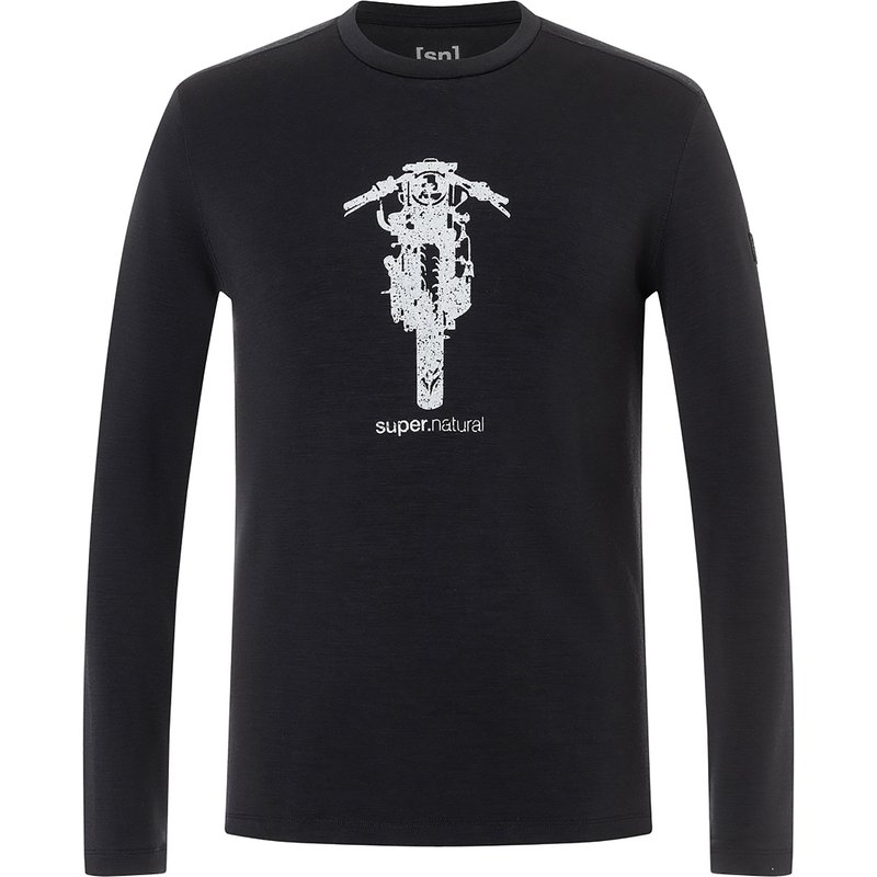 Super.Natural Herren Scrambler Brush Longsleeve