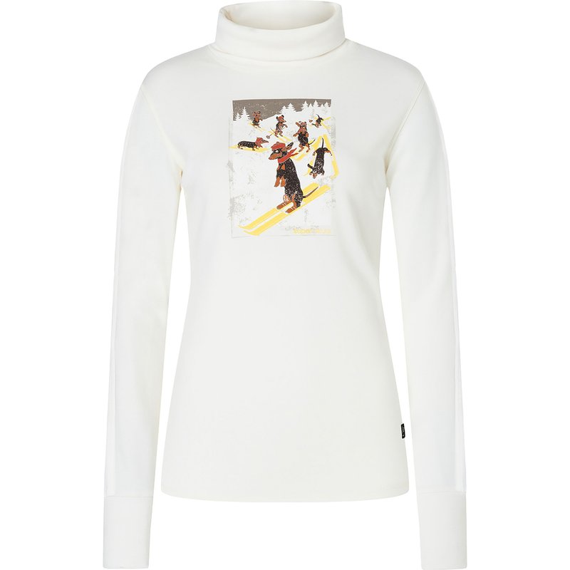 Super.Natural Damen Dachshund Roll Neck Longsleeve