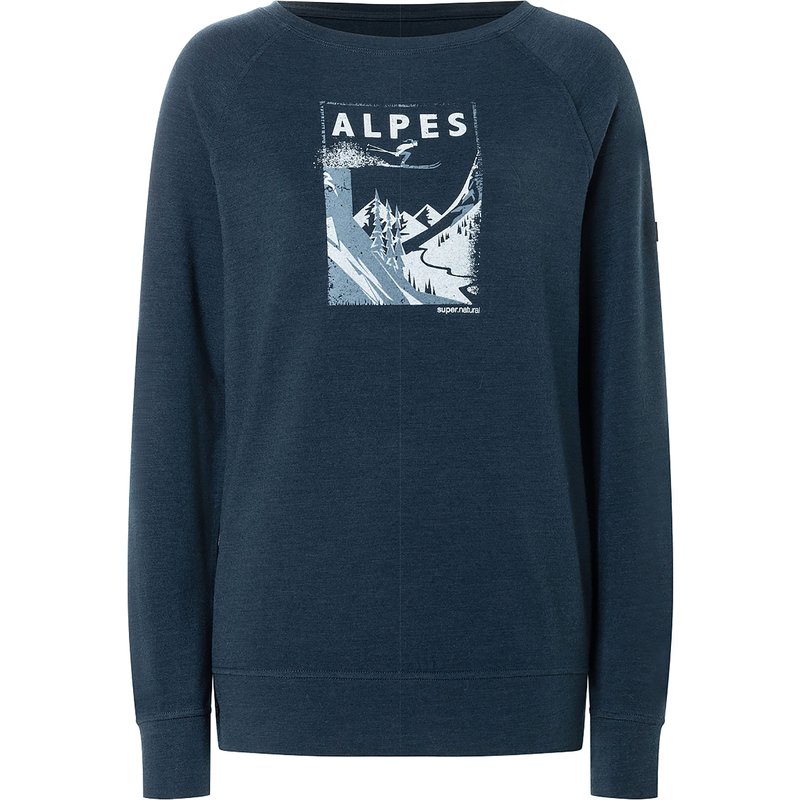 Super.Natural Damen Alpes Brush Longsleeve