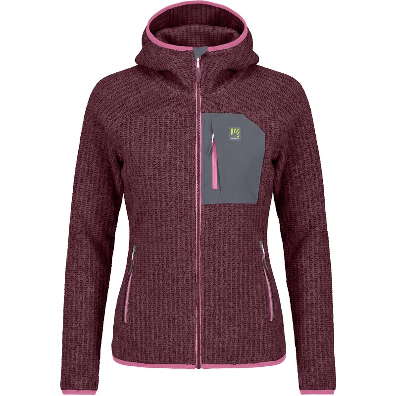 Karpos Damen Rocchetta Evo Hoodie Fleece Jacke