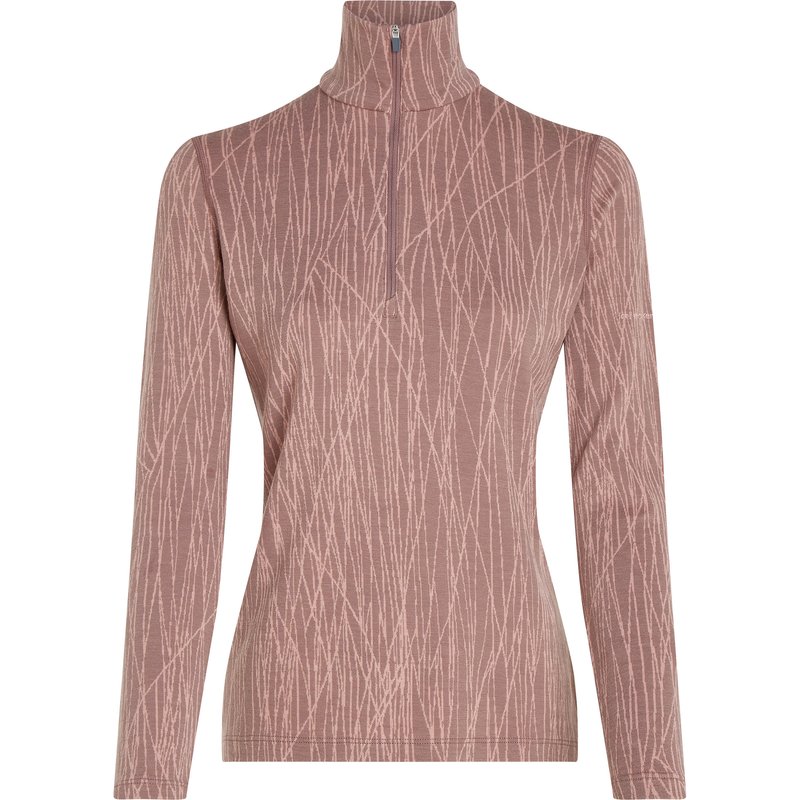Icebreaker Damen Merino 260 Tech Vertex HZ Delta Lines Longsleeve