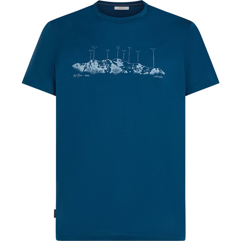 Icebreaker Herren Merino 150 Tech Lite The Peaks T-Shirt