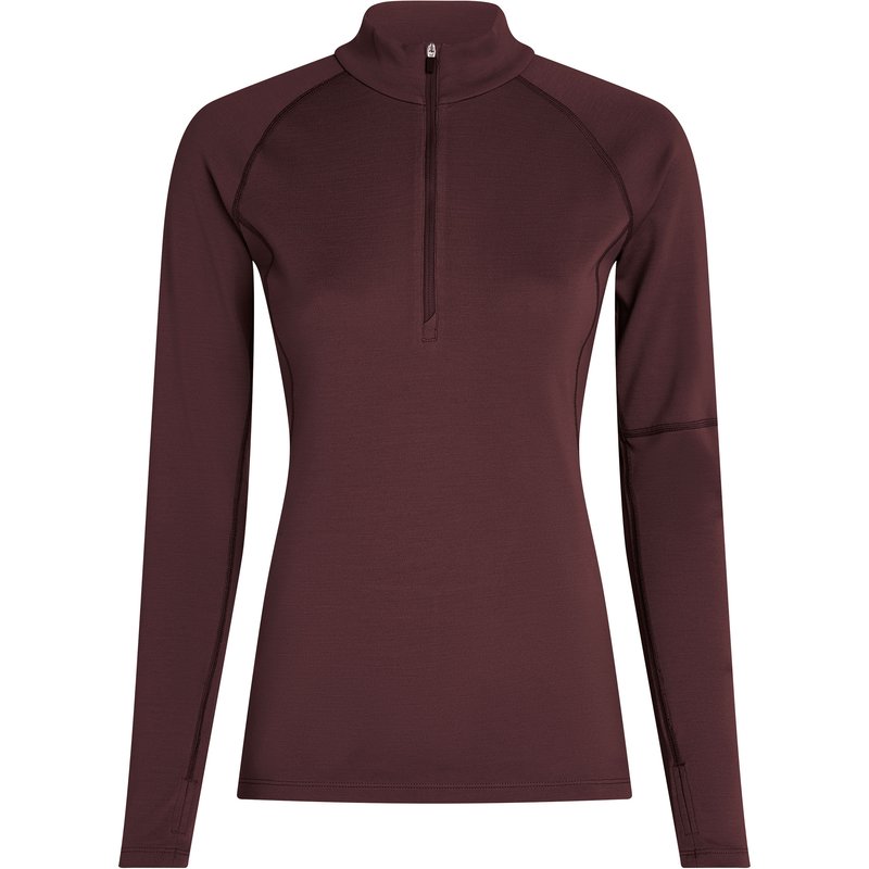 Icebreaker Damen 300 MerinoFine Polar Half Zip Longsleeve