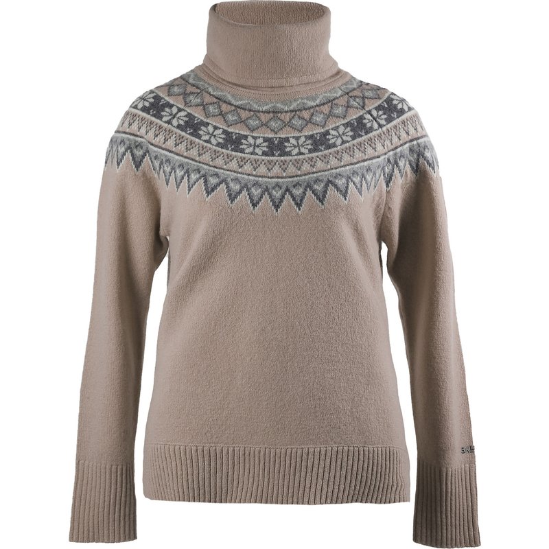 Skhoop Damen Scandinavian Turtleneck Pullover
