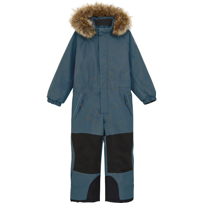Color Kids Kinder Contrast & Fur Schneeanzug