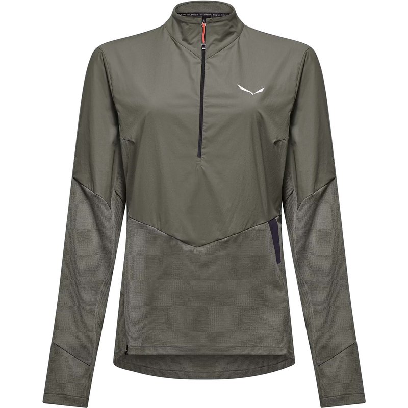Salewa Damen Pedroc Dry Wind Half Zip Longsleeve