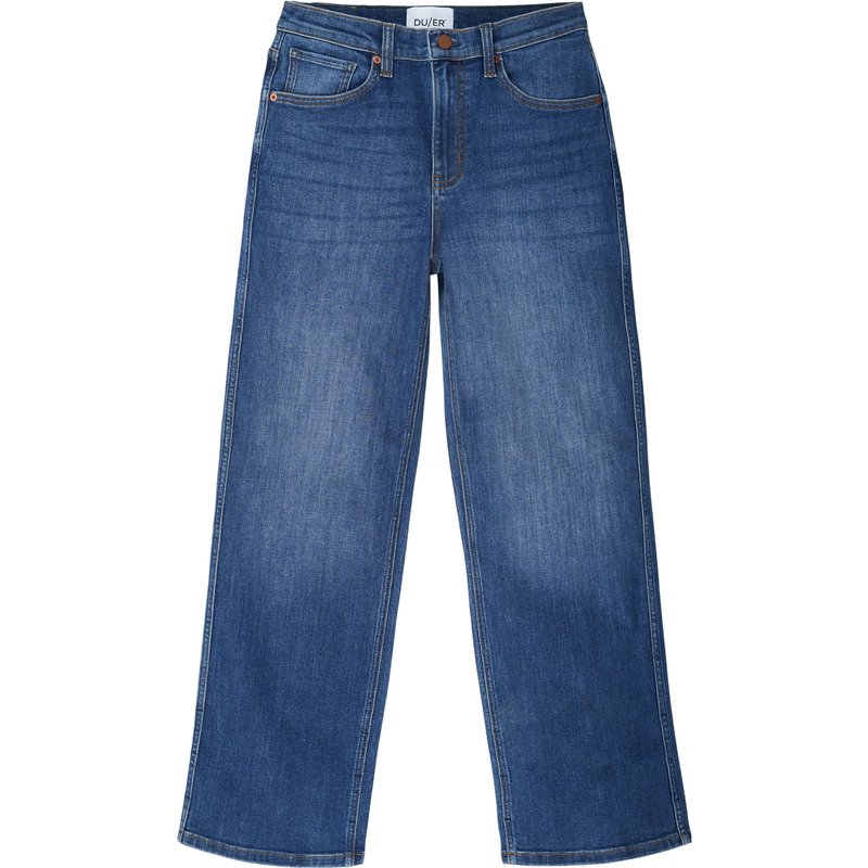Duer Damen Performance Denim+ High Rise Straight Jeans