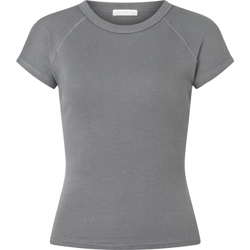 Mandala Damen Slim Fit Ribbed T-Shirt