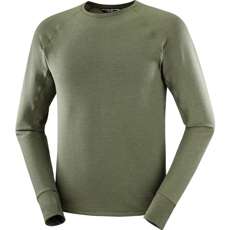 Salomon Herren Essential Lightwarm Crewneck Pullover