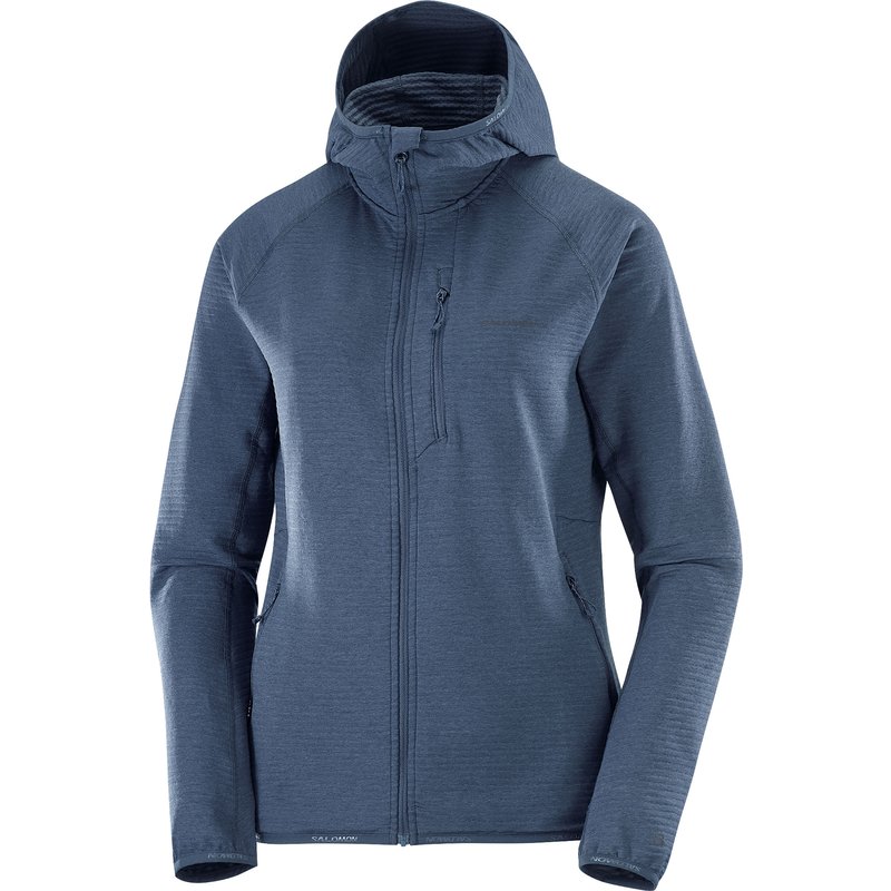 Salomon Damen Essential Lightwarm Hoodie Jacke