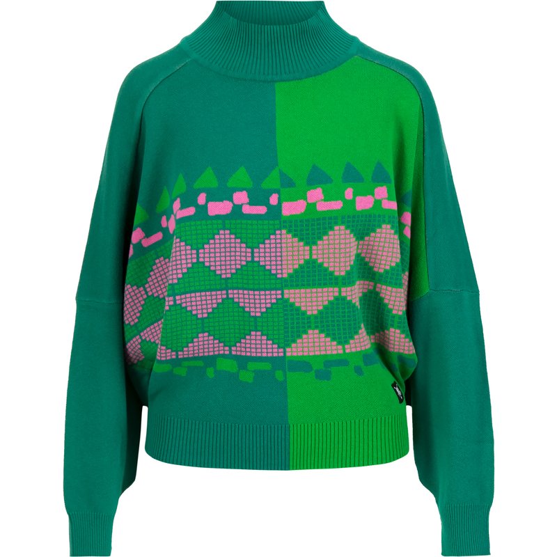 Blutsgeschwister Damen Diamond Loom Egg Pullover