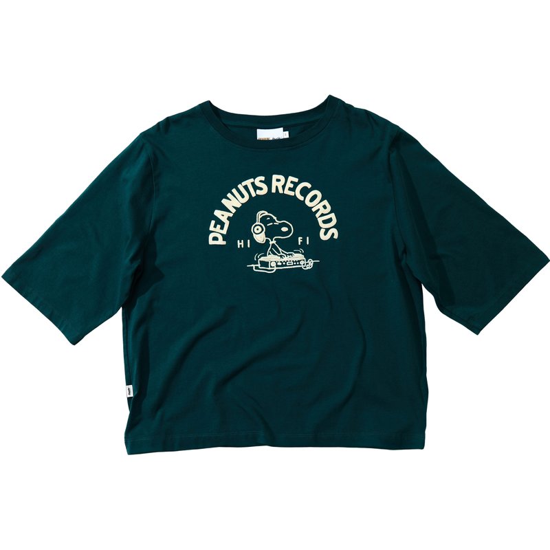 Brava Fabrics Damen Peanuts Records Squared T-Shirt