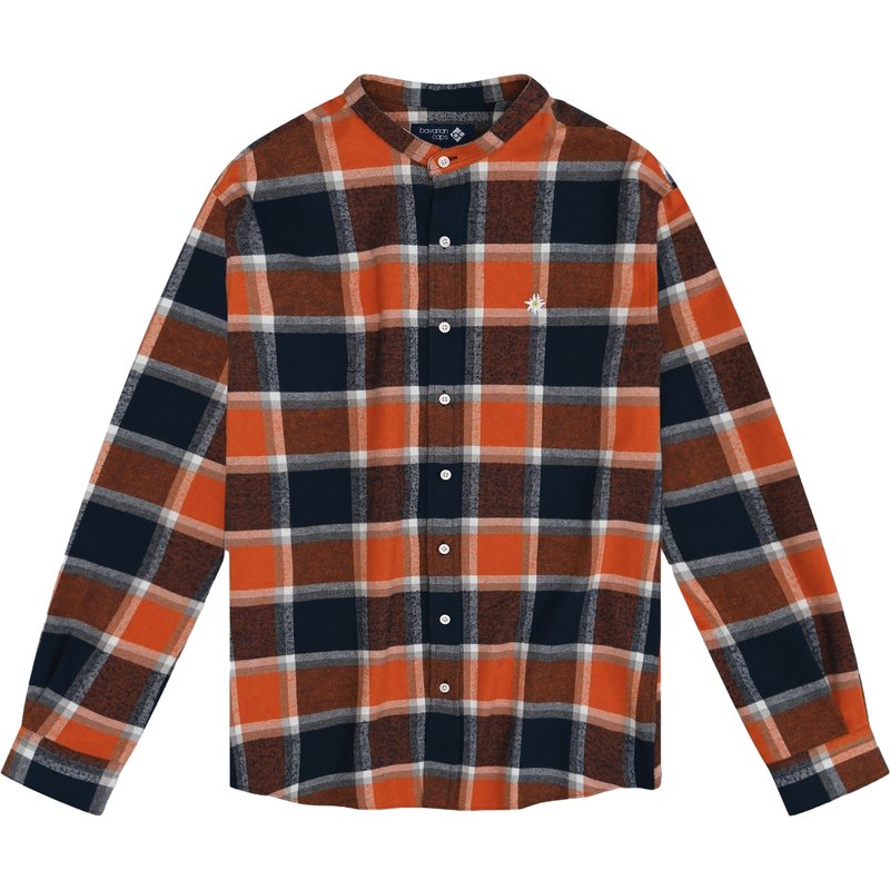 Bavarian Caps Herren Edelweiß Flanell Hemd