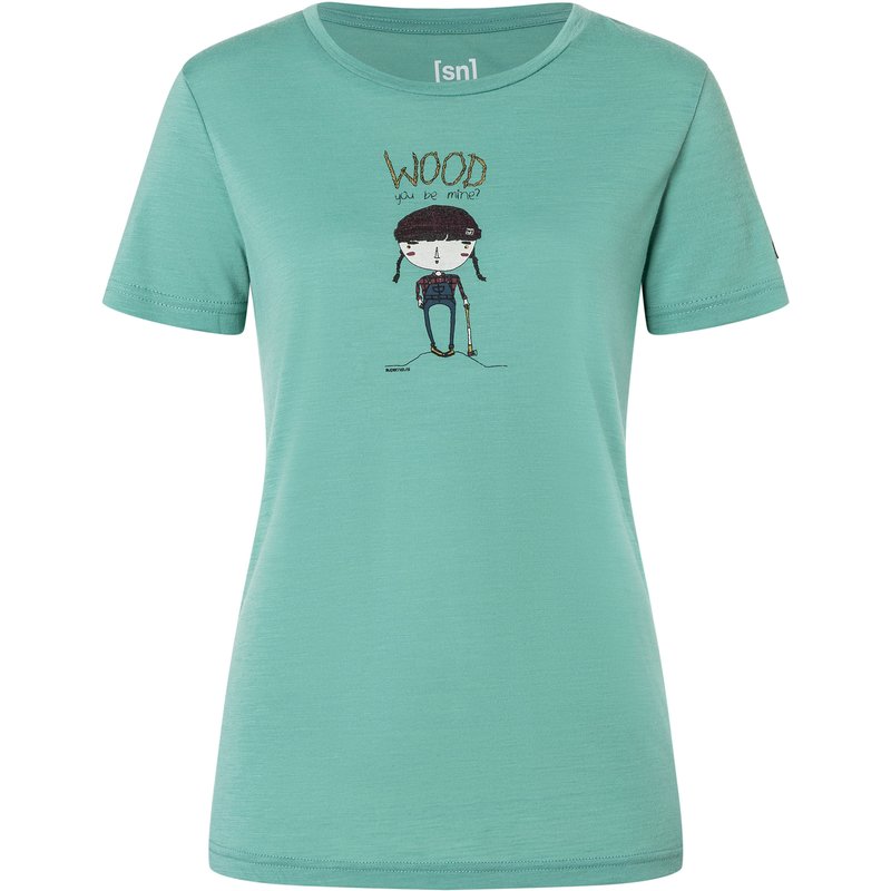 Super.Natural Damen Wood Craftine T-Shirt