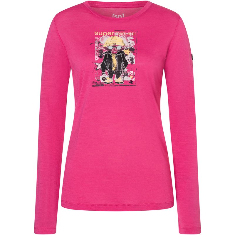 Super.Natural Damen Crazy Mouse Longsleeve