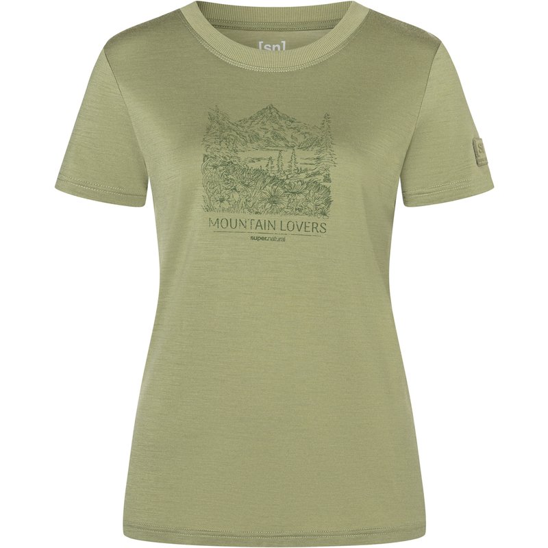 Super.Natural Damen Mountain Lovers Bio J T-Shirt