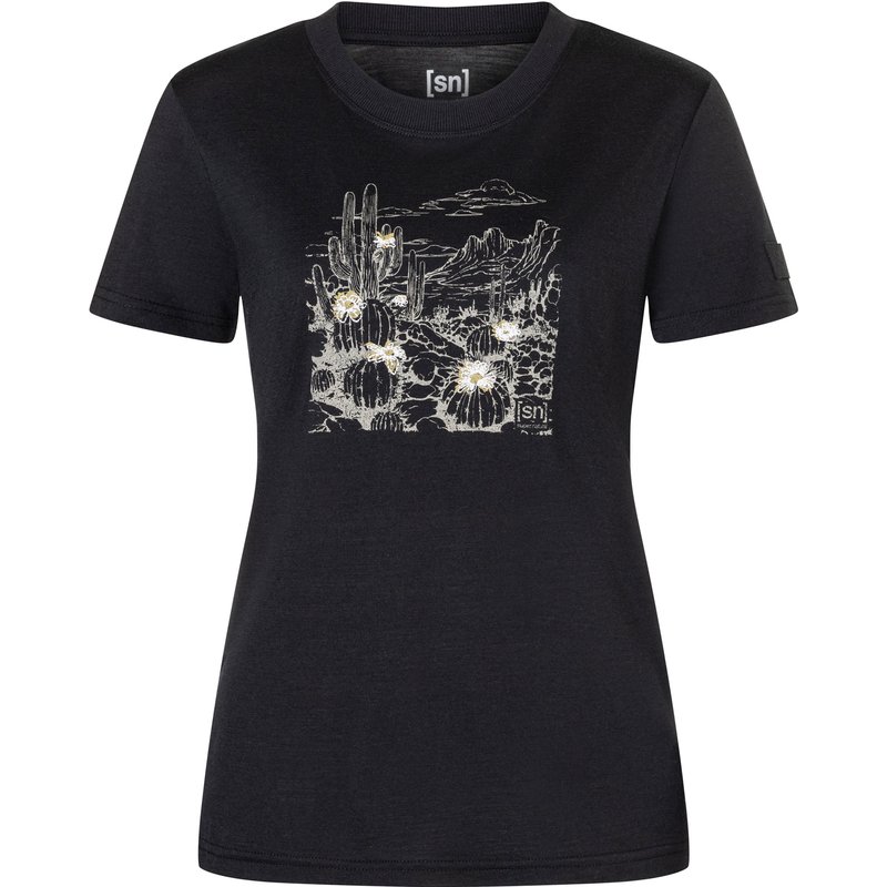 Super.Natural Damen Cactus World Bio J T-Shirt