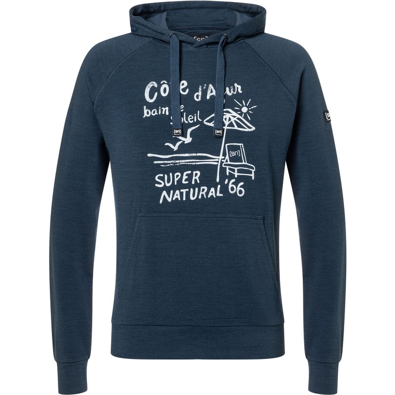 Super.Natural Herren Cote D'azur Hoodie