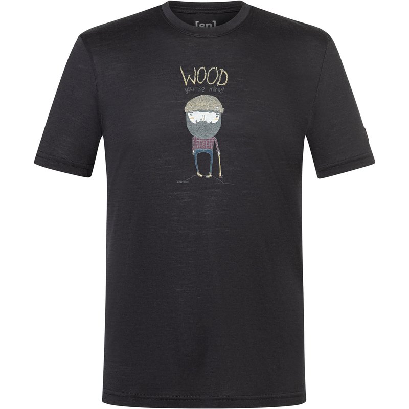 Super.Natural Herren Wood Crafti T-Shirt