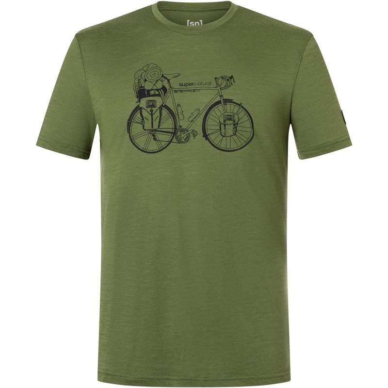 Super.Natural Herren Wander Wheel T-Shirt