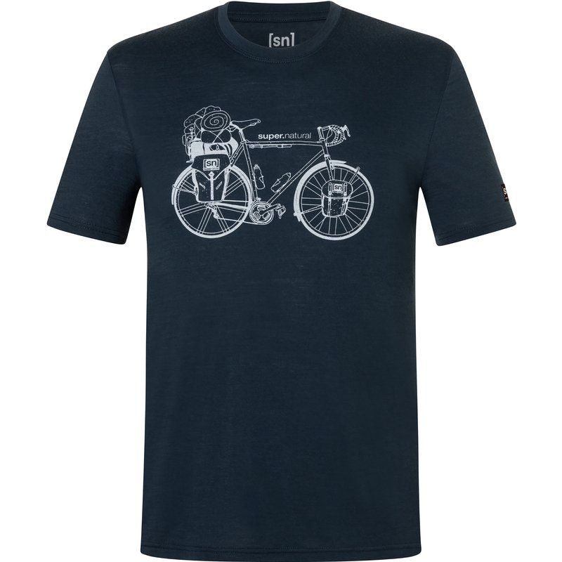 Super.Natural Herren Wander Wheel T-Shirt
