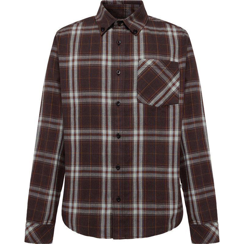 KnowledgeCotton Apparel Herren Regular Fit Checkered Hemd