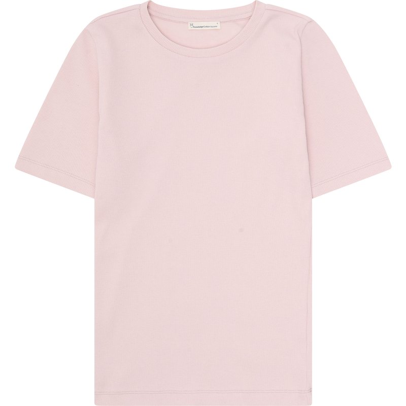 KnowledgeCotton Apparel Damen Rib T-Shirt