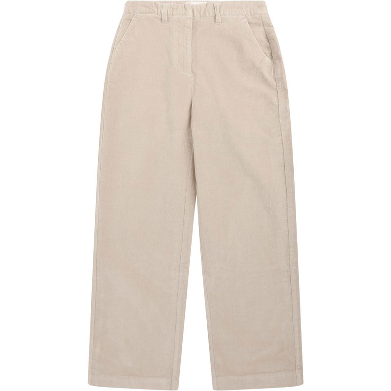KnowledgeCotton Apparel Damen Posey Wide High-Rise Corduroy Hose