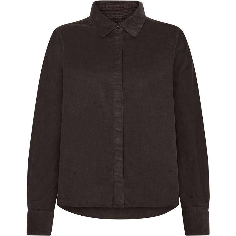KnowledgeCotton Apparel Damen A-Shape Corduroy Bluse