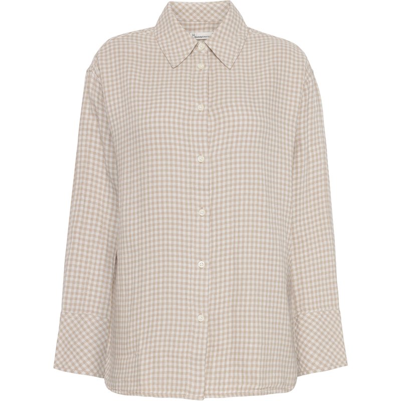 KnowledgeCotton Apparel Damen Double Layer Cuffed Bluse