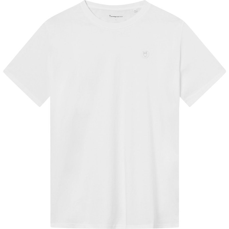 KnowledgeCotton Apparel Herren Loke Badge T-Shirt
