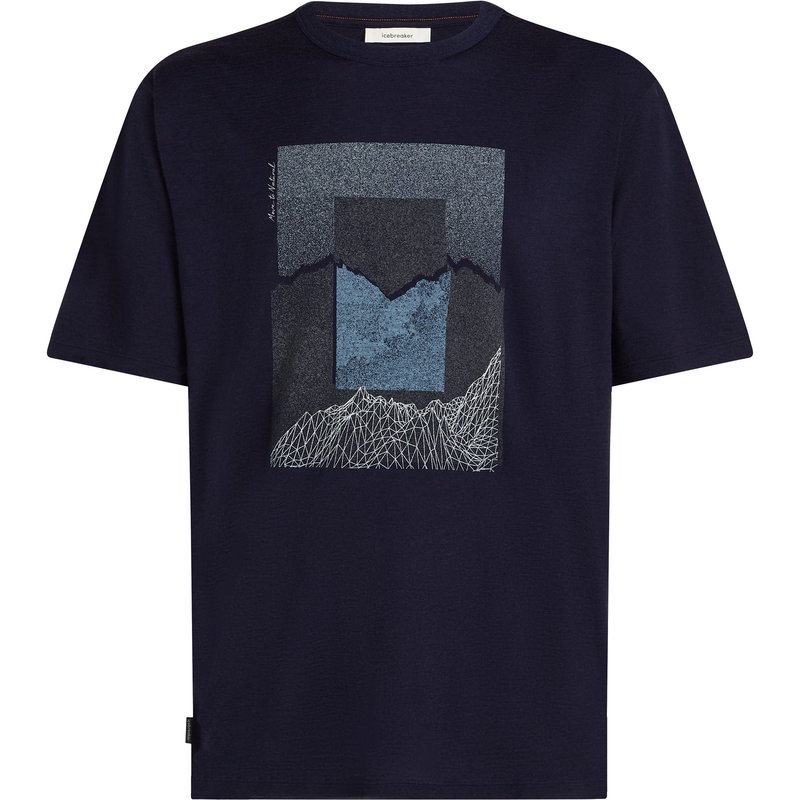 Icebreaker Herren 150 Tech Lite Mountain Shift T-Shirt