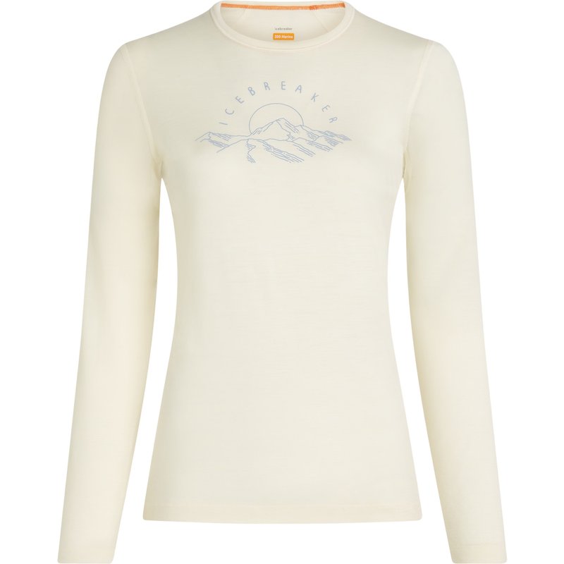 Icebreaker Damen 200 Oasis Sunrise Summit Longsleeve