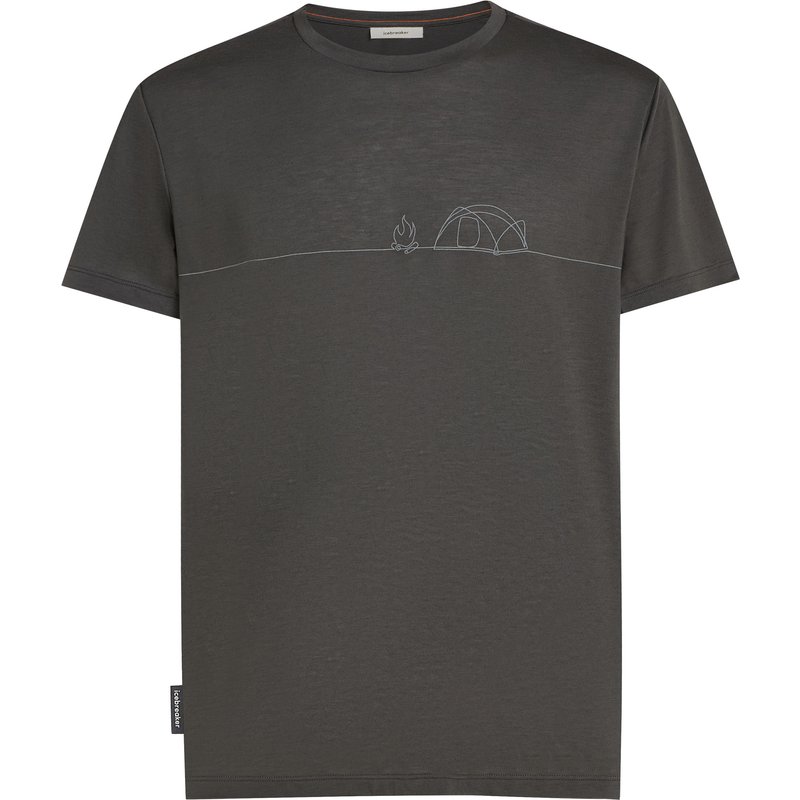 Icebreaker Herren Core Single Line Camp T-Shirt
