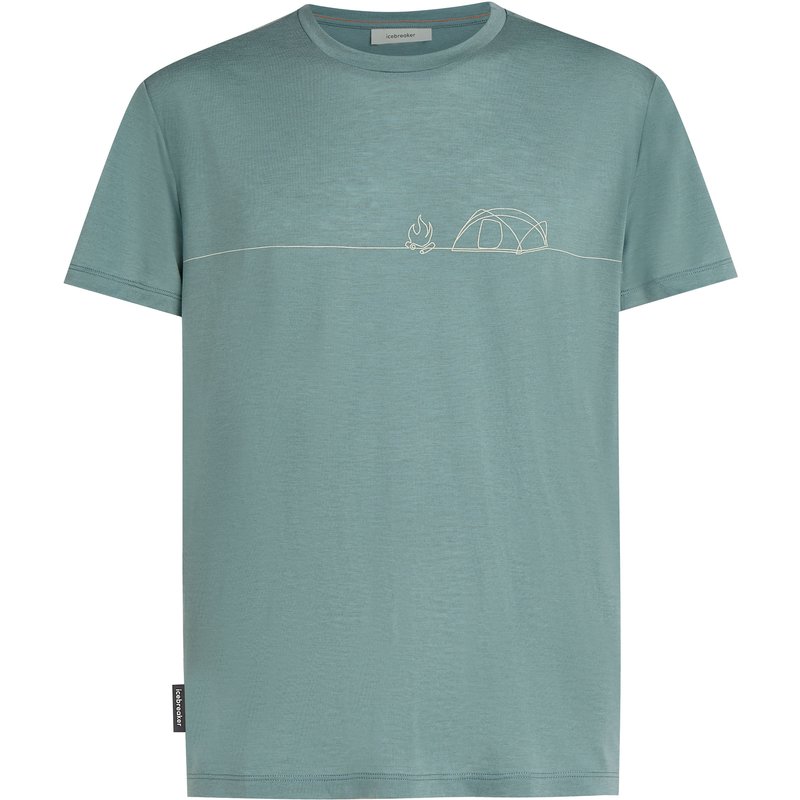 Icebreaker Herren Core Single Line Camp T-Shirt