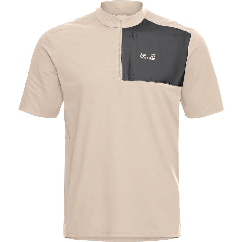 Jack Wolfskin Herren Sucol Half Zip T-Shirt