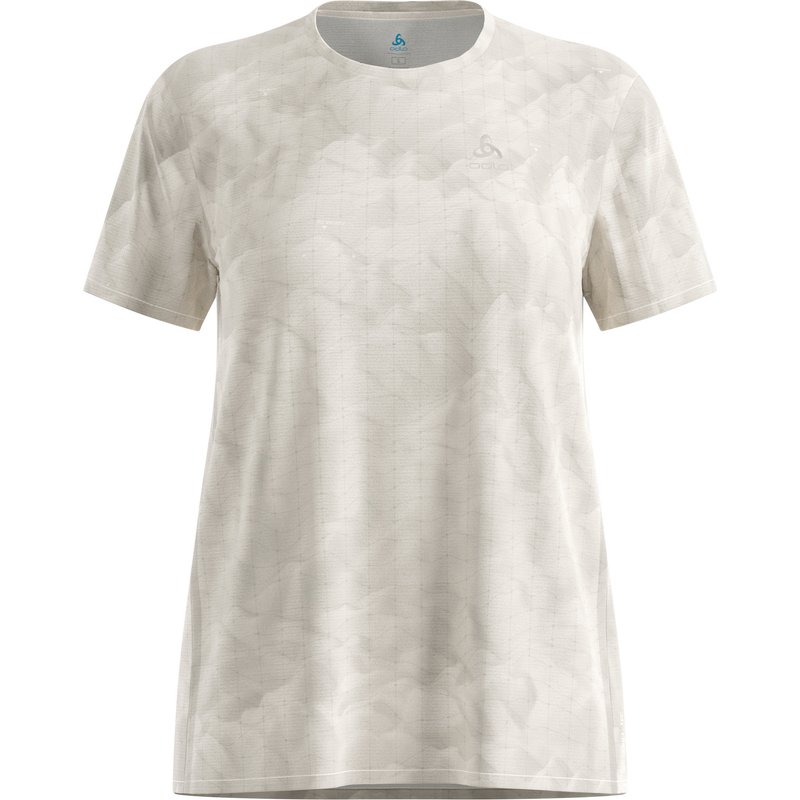 Odlo Damen Zeroweight Chill-Tec Print T-Shirt