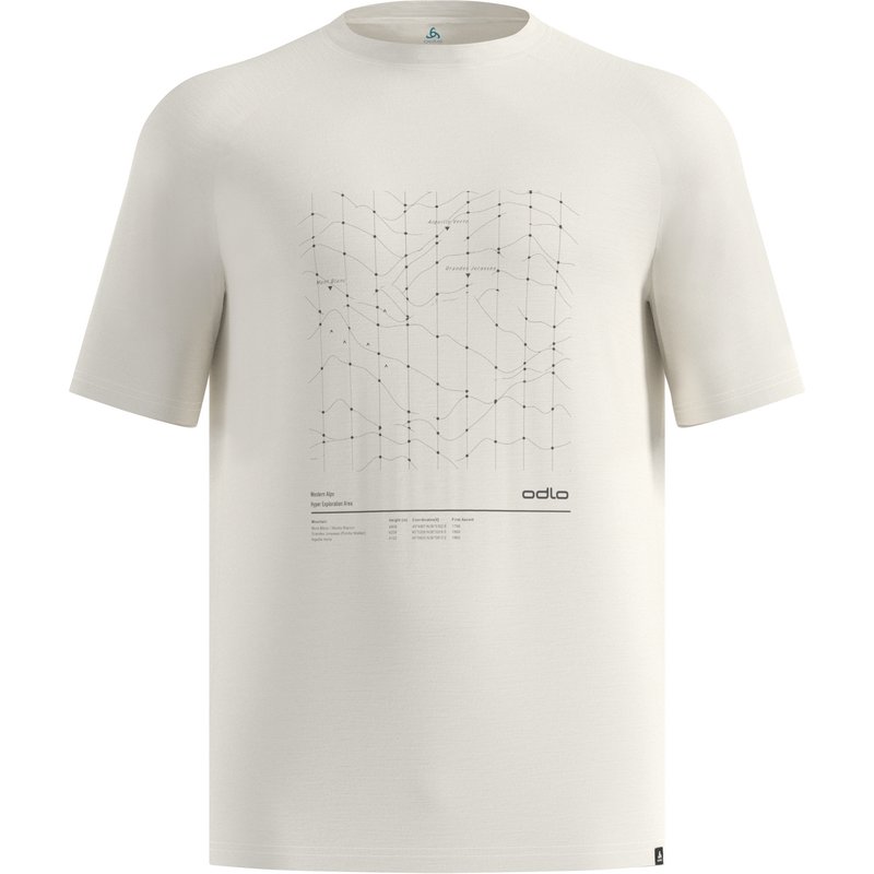 Odlo Herren Merino Tencel Hyper Map T-Shirt
