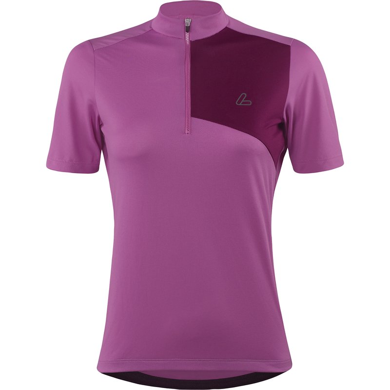 Löffler Damen Skys Block Mid Half Zip Trikot