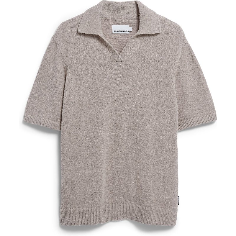 Armedangels Herren Boucle Knit Polo T-Shirt