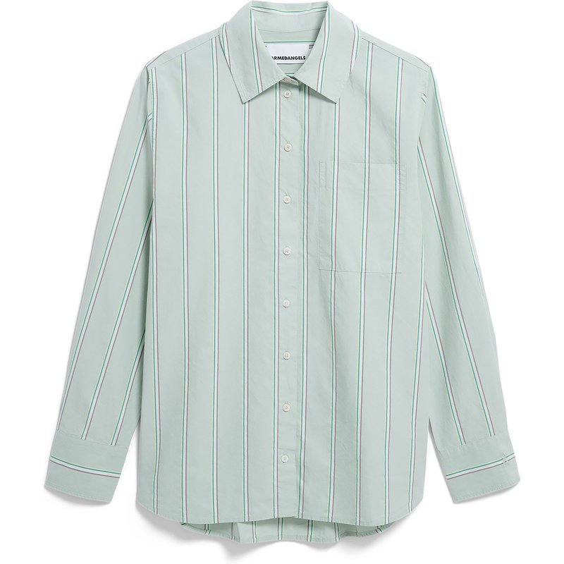 Armedangels Damen Stripe Loose Bluse