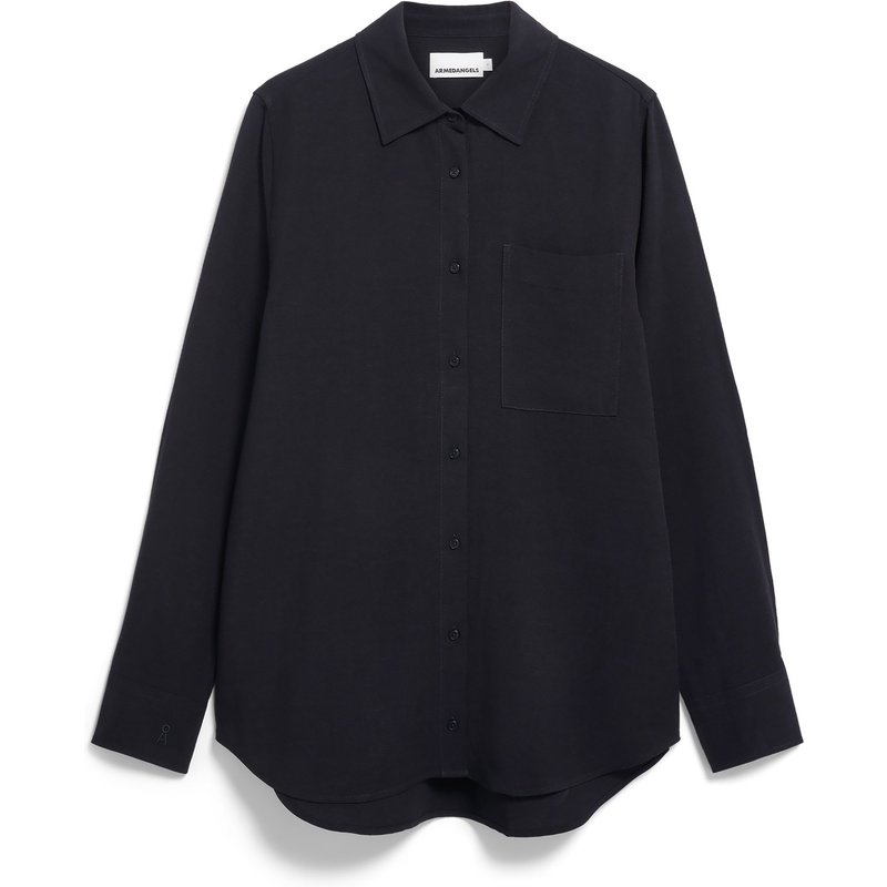 Armedangels Damen Linen Blend Bluse